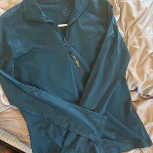 Nike Teal Dri-FIT Quarter-Zip Pullover